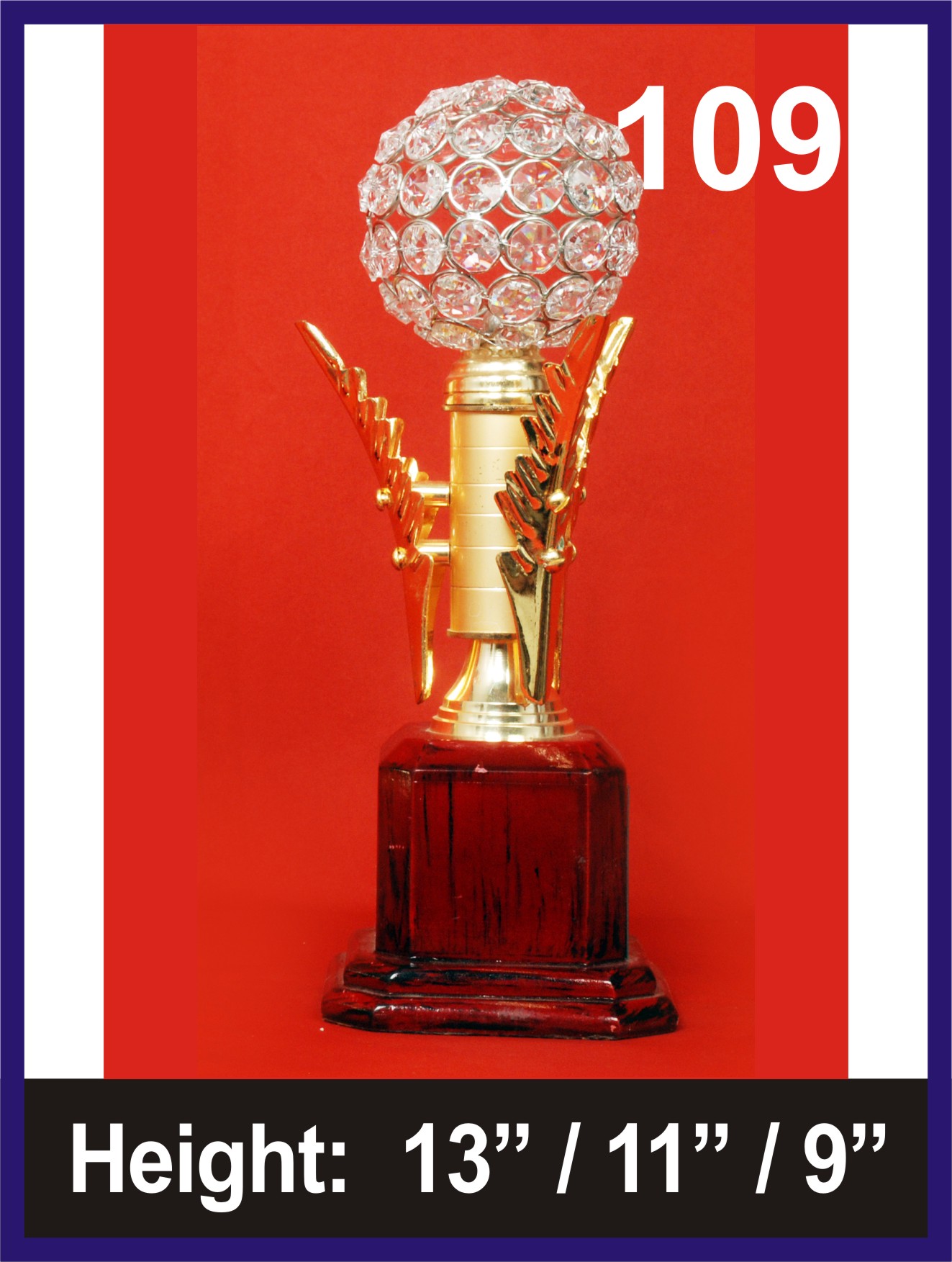 CRYSTAL TROPHIES Design 109 | CRYSTAL TROPHIES