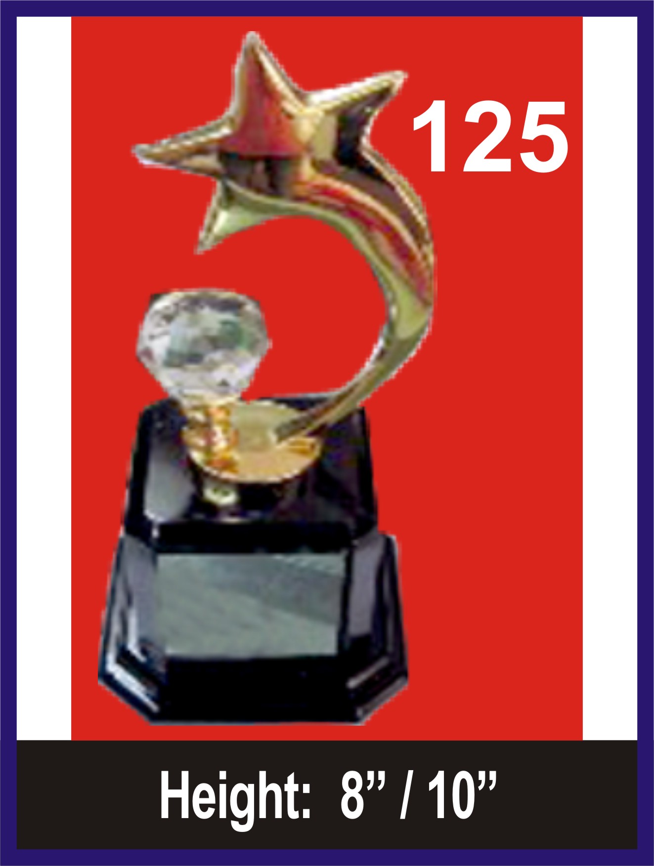 CRYSTAL TROPHIES Design 125 | CRYSTAL TROPHIES