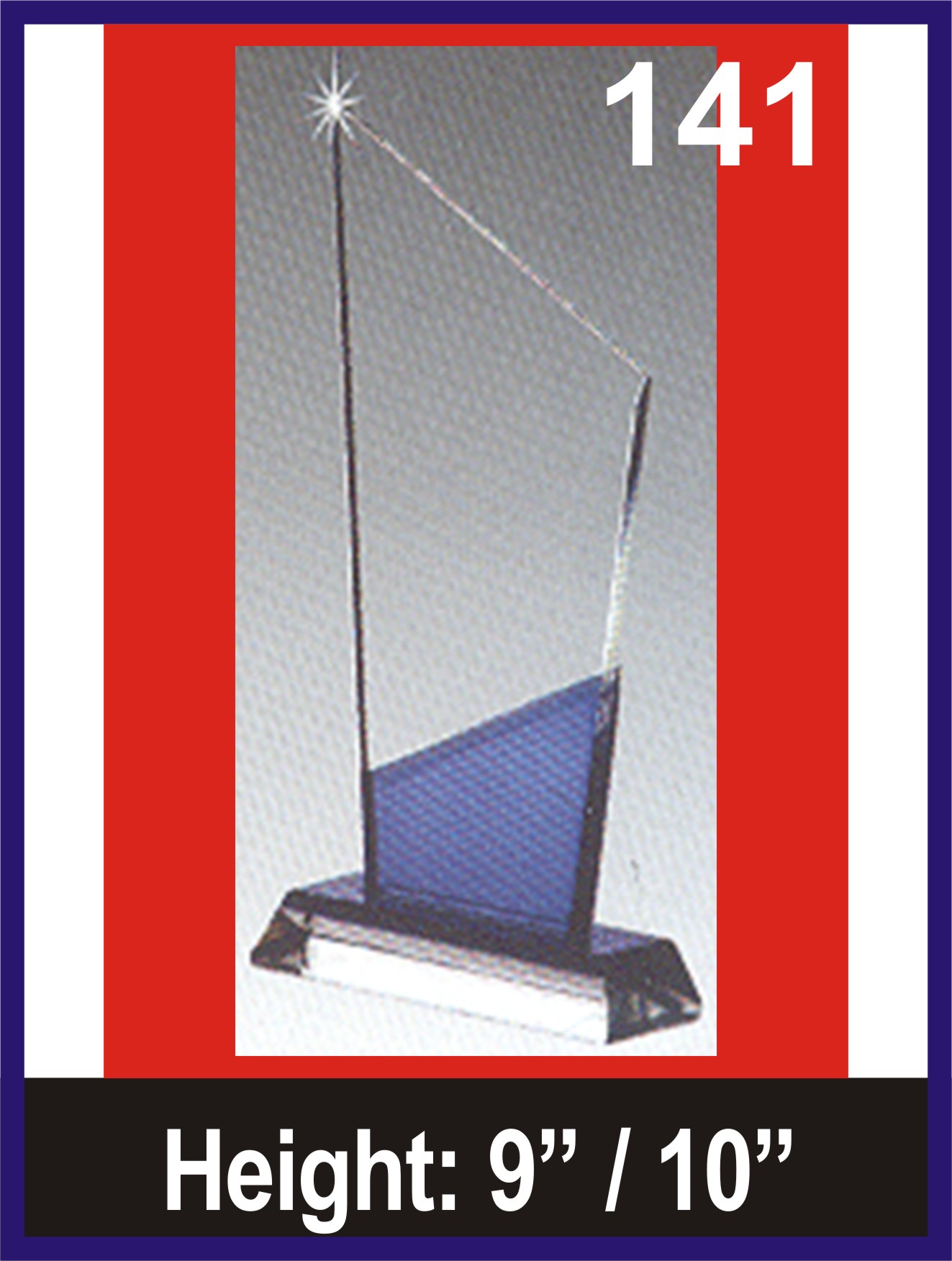 ACRYLIC TROPHIES Design 141 | ACRYLIC TROPHIES