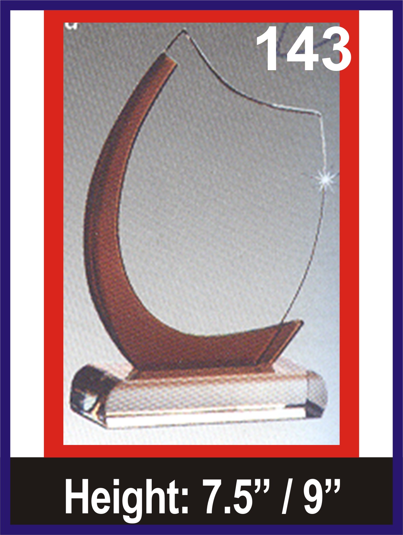 ACRYLIC TROPHIES Design 143 | ACRYLIC TROPHIES