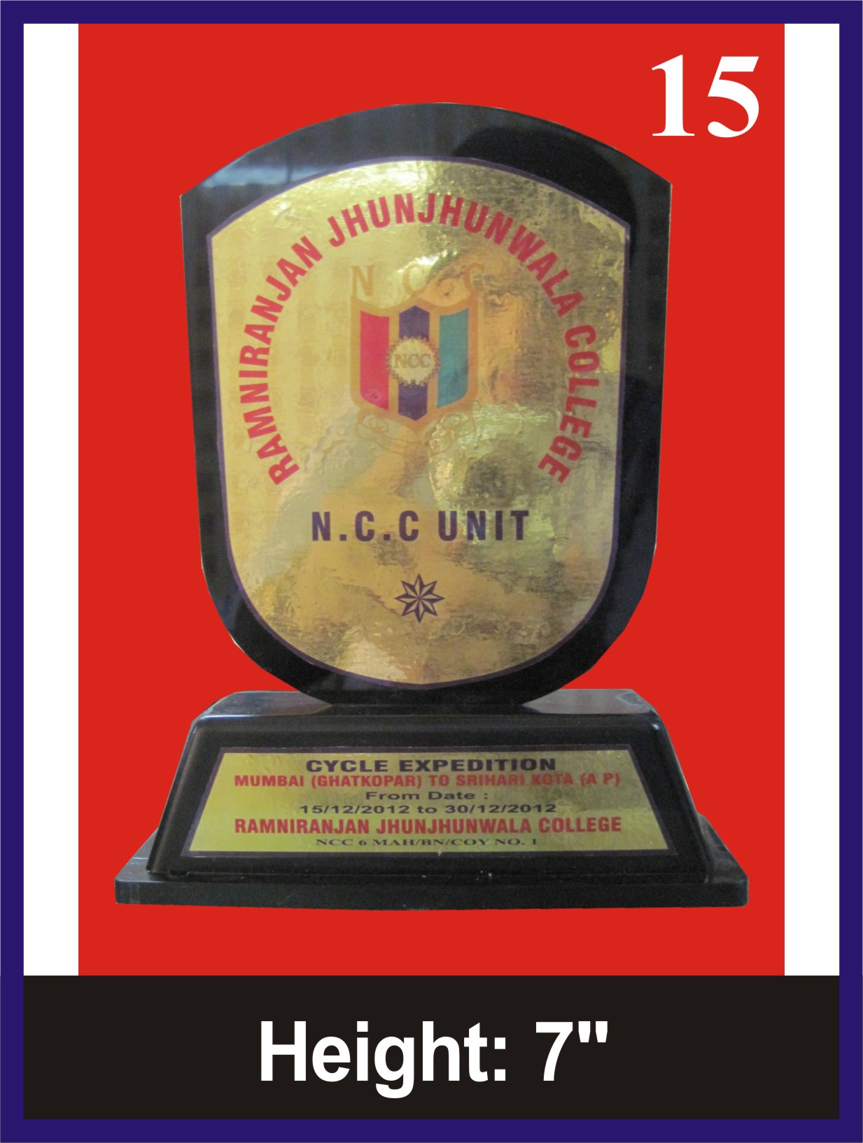 Manufacturers of ACRYLIC TROPHIES in Mumbai