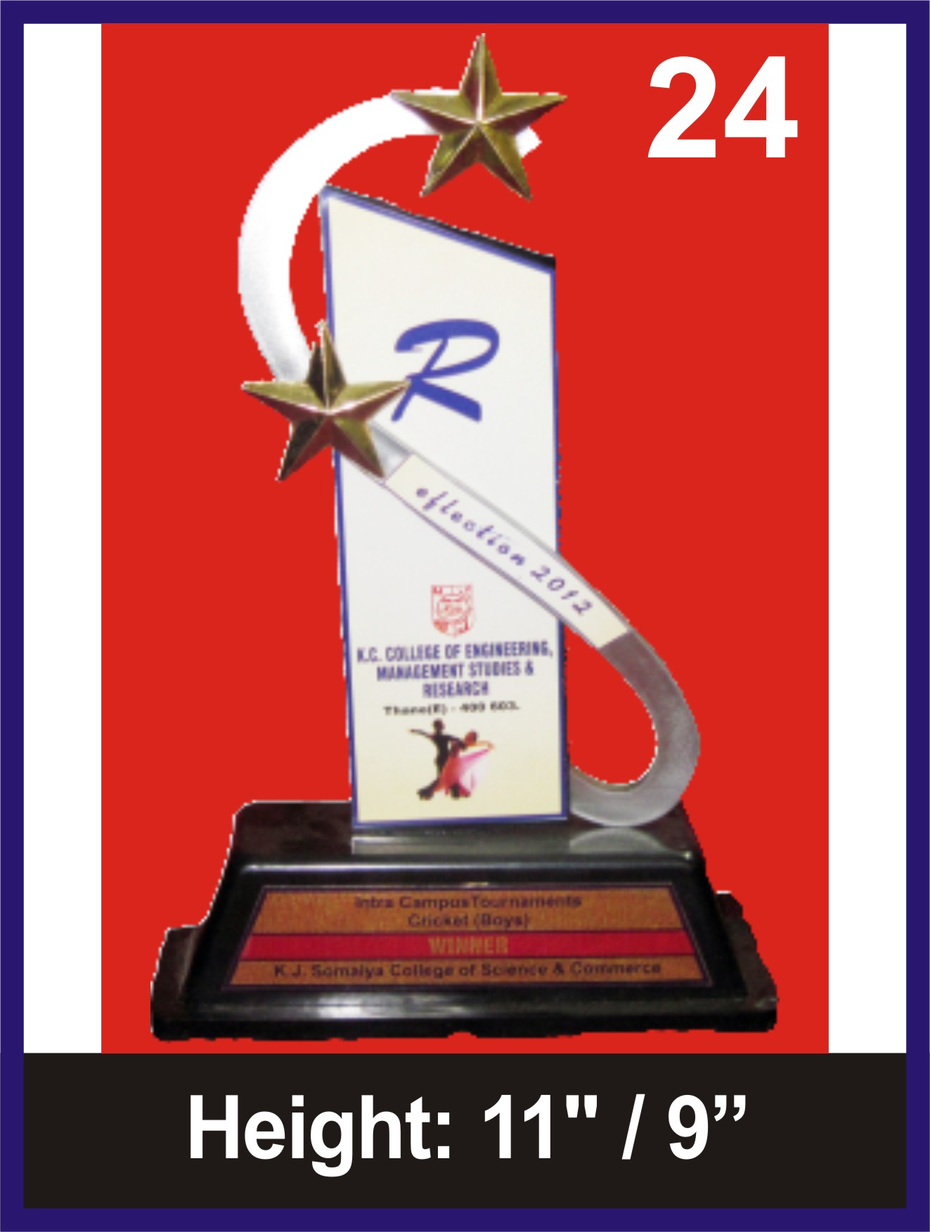 Manufacturers of ACRYLIC TROPHIES in Mumbai