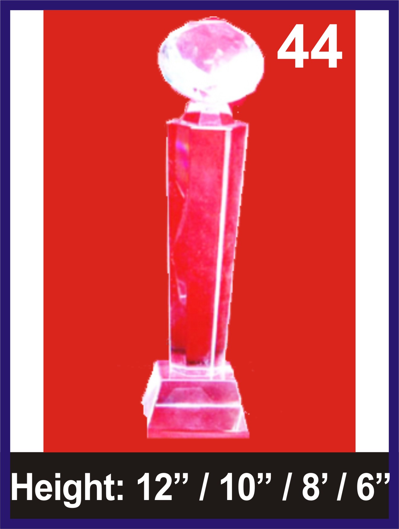 Manufacturers of ACRYLIC TROPHIES in Mumbai