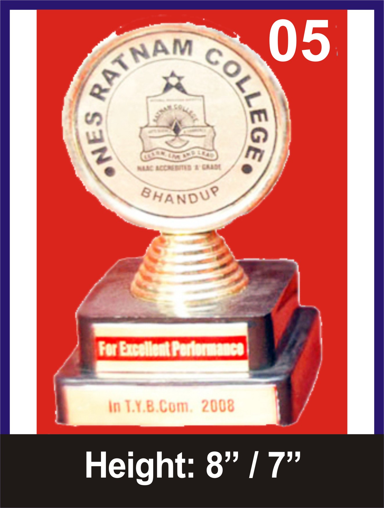 Manufacturers of PERMANENT POLISH FIBER TROPHIES in Mumbai